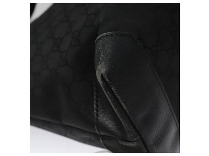 GUCCI GG Canvas Tote Bag Outlet Schwarz Silber 180449 Auth ep7007 - Ansicht 16
