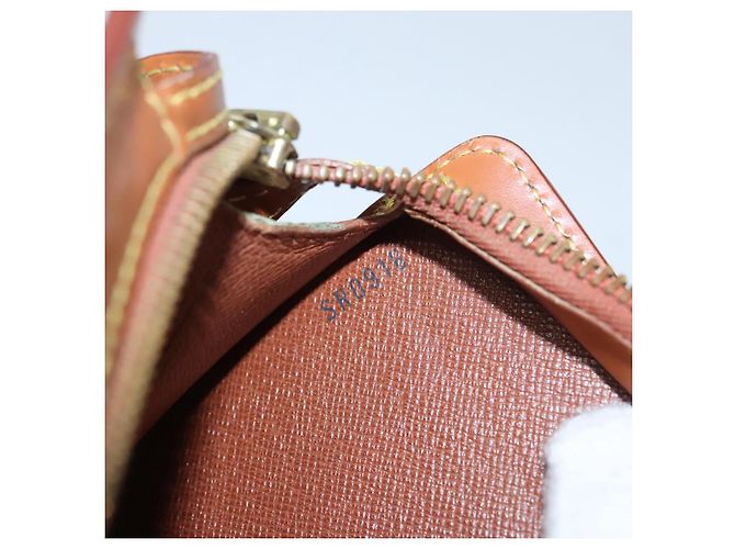 LOUIS VUITTON Epi Pochette Uomo Borsa Clutch Zipangu Oro M52528 LV Auth ti2611 Marrone - vista 12