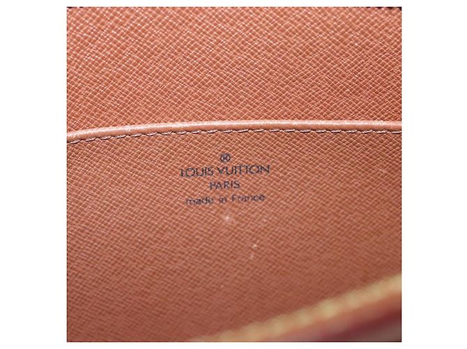 LOUIS VUITTON Epi Pochette Uomo Borsa Clutch Zipangu Oro M52528 LV Auth ti2611 Marrone - vista 17
