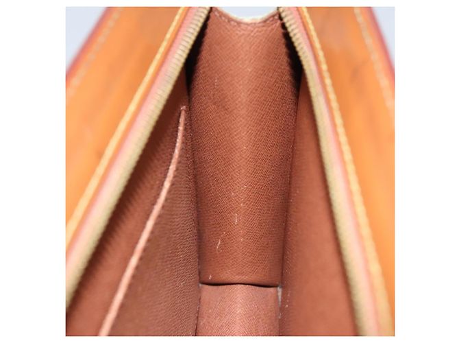 LOUIS VUITTON Epi Pochette Uomo Borsa Clutch Zipangu Oro M52528 LV Auth ti2611 Marrone - vista 18