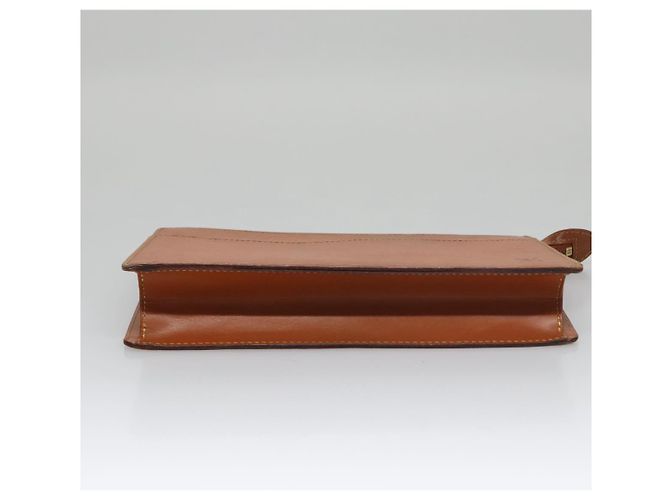 LOUIS VUITTON Epi Pochette Uomo Borsa Clutch Zipangu Oro M52528 LV Auth ti2611 Marrone - vista 6