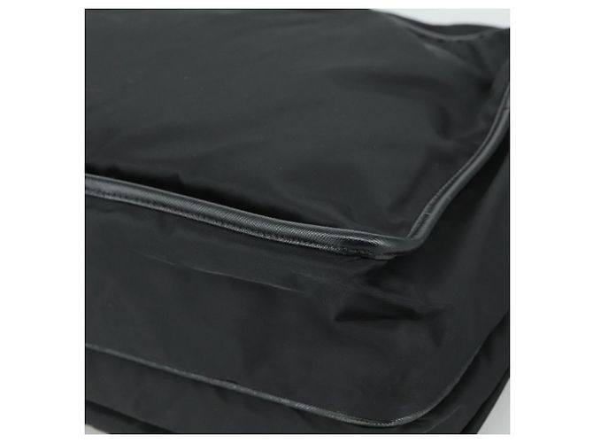 Borsa a Spalla PRADA in Nylon Nero Auth yk16281 - vista 16