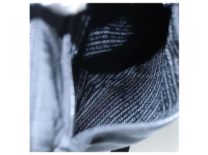 Borsa a Spalla PRADA in Nylon Nero Auth yk16281 - vista 26