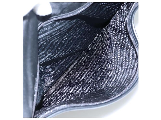 Borsa a Spalla PRADA in Nylon Nero Auth yk16281 - vista 27