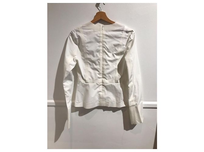 Céline CELINE Tops T.International S Algodón Blanco - vista 3