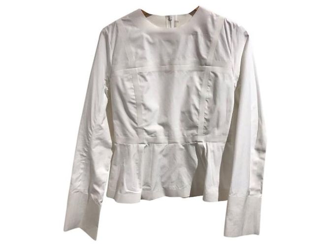 Céline CELINE Tops T.International S Algodón Blanco - vista 7