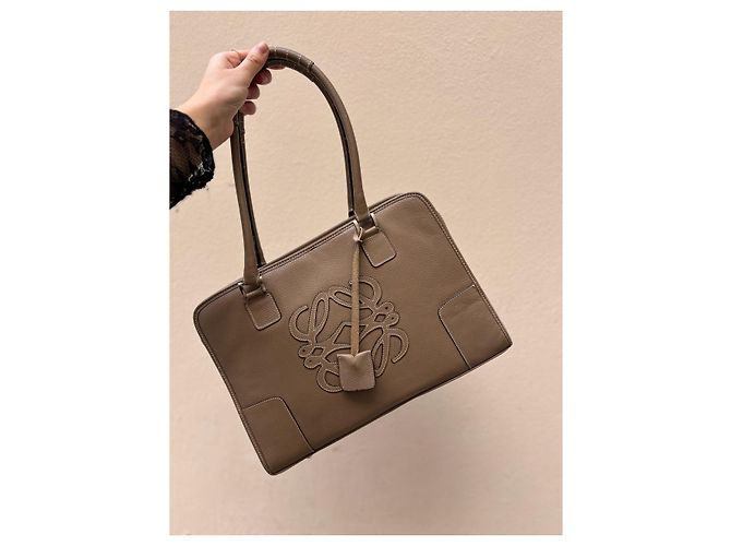 Bolsos LOEWE T. Cuero Beige - vista 14
