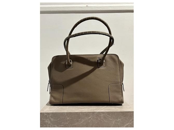 Bolsos LOEWE T. Cuero Beige - vista 4