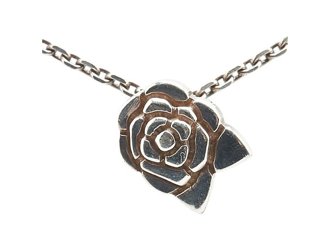 Collana Fiore Camelia Chanel in Argento 925 - vista 2