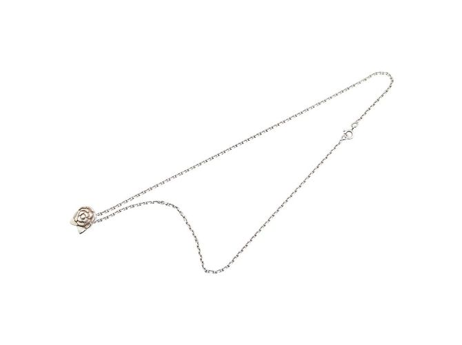 Collana Fiore Camelia Chanel in Argento 925 - vista 4