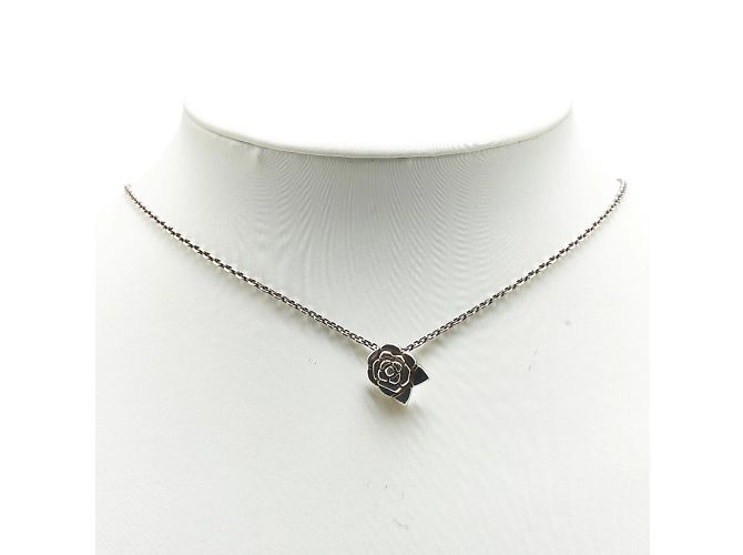 Collana Fiore Camelia Chanel in Argento 925 - vista 6