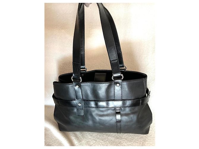 Borsa Lancel in pelle nera Nero - vista 13