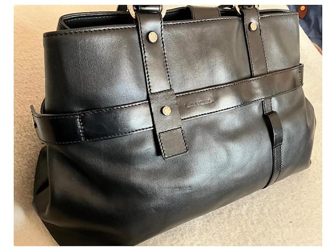 Borsa Lancel in pelle nera Nero - vista 2