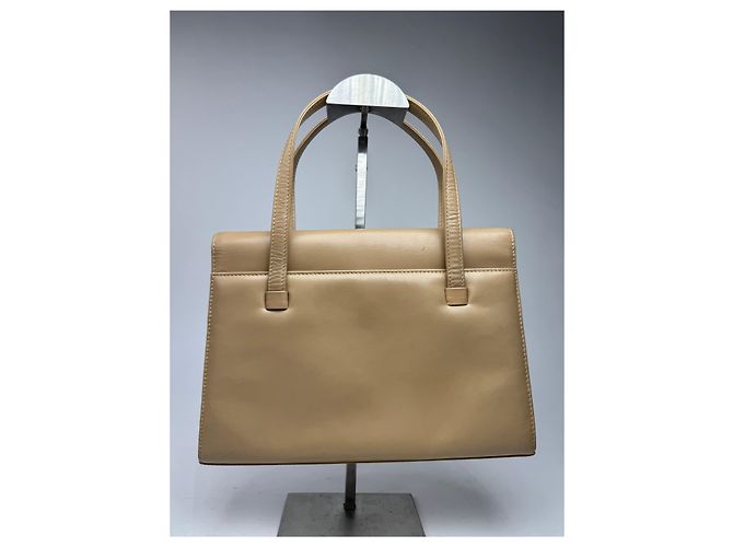 Vintage Givenchy 4G Leder Tasche Braun Beige - Ansicht 15