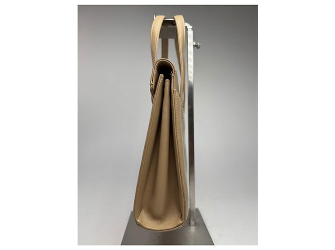 Vintage Givenchy 4G Leder Tasche Braun Beige - Ansicht 7