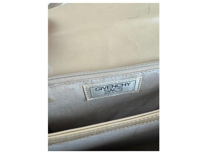 Vintage Givenchy 4G Leder Tasche Braun Beige - Ansicht 9