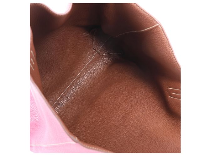 Hermès HERMES Double Sense 36 Borsa a Spalla Taurillon Clemence Tosca × Marrone d'India P:2012 Rosa - vista 18