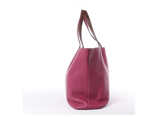 Hermès HERMES Double Sense 36 Borsa a Spalla Taurillon Clemence Tosca × Marrone d'India P:2012 Rosa - vista 5
