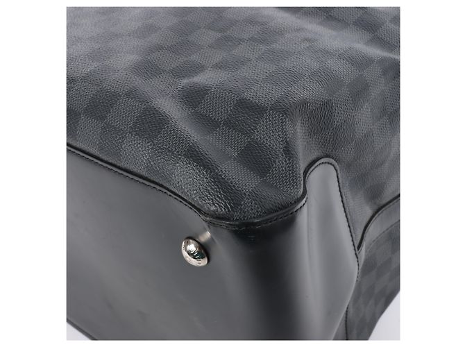 Borsa Louis Vuitton Damier Graphite Neo Greenwich in marrone N41164 Verde - vista 13