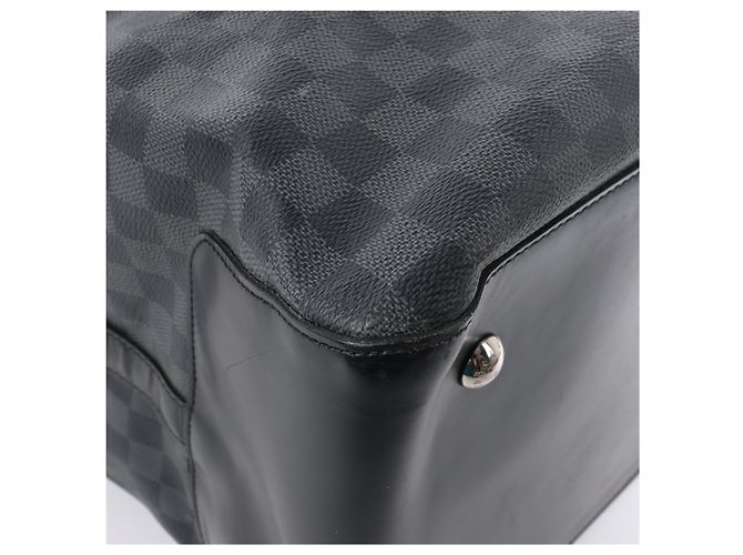 Borsa Louis Vuitton Damier Graphite Neo Greenwich in marrone N41164 Verde - vista 14