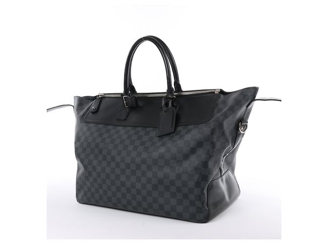 Borsa Louis Vuitton Damier Graphite Neo Greenwich in marrone N41164 Verde - vista 19