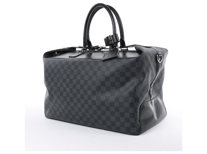Borsa Louis Vuitton Damier Graphite Neo Greenwich in marrone N41164 Verde - vista 2