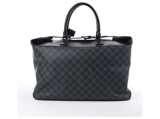 Borsa Louis Vuitton Damier Graphite Neo Greenwich in marrone N41164 Verde - vista 4