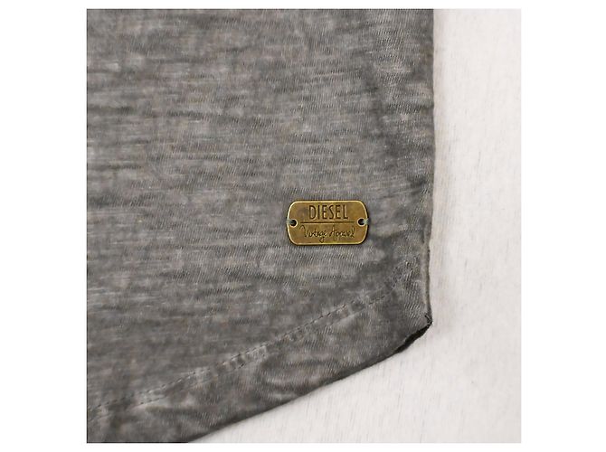 Camiseta sin mangas Diesel en gris melange talla S - vista 10