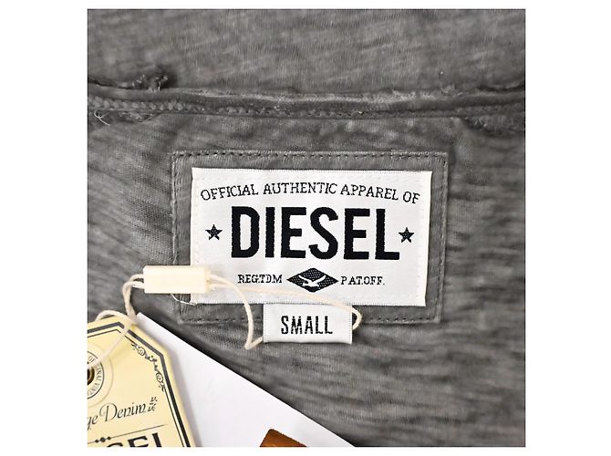 Camiseta sin mangas Diesel en gris melange talla S - vista 12