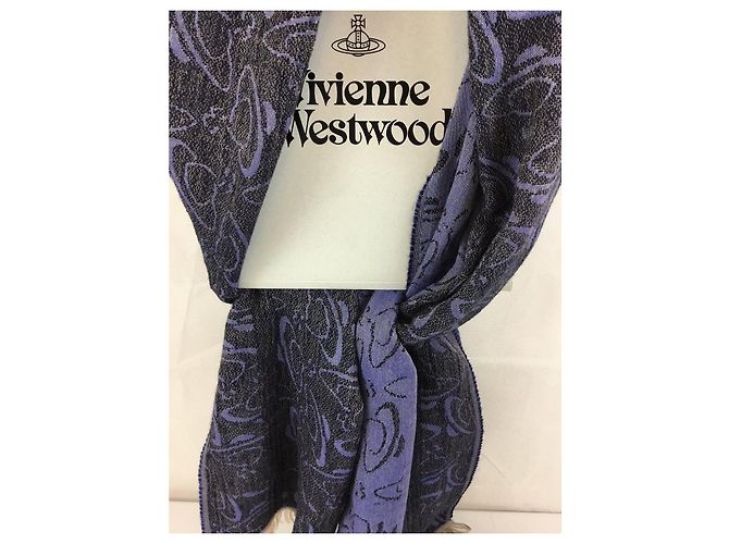 Stola Vivienne Westwood in lana e viscosa multicolore - vista 11