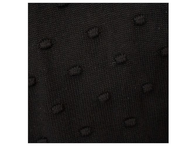 Autre Marque Louche Bubble-Strickpullover aus Viskose und Baumwolle in Schwarz Größe L XL - Ansicht 9