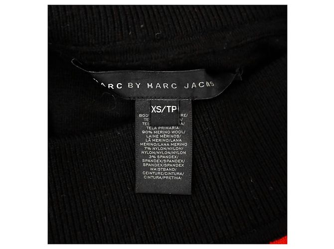 Marc by Marc Jacobs Merino-Woll-Zwillingsset Pullover Rock rot schwarz XS - Ansicht 8