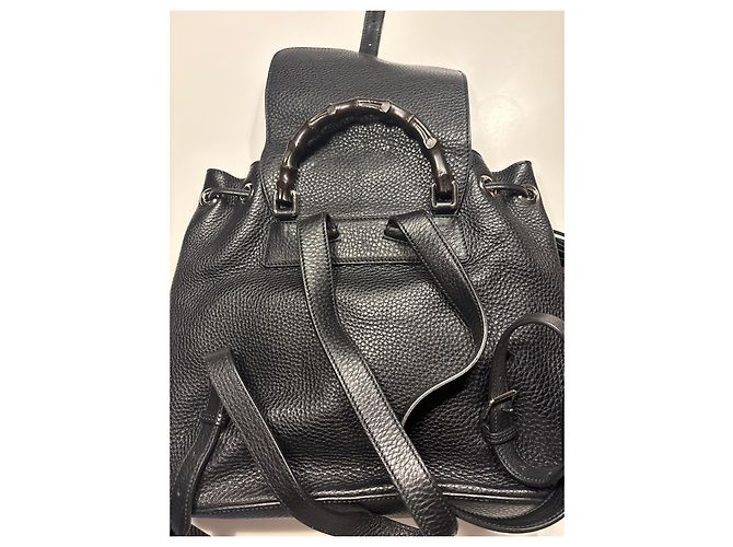 Gucci Tassel-Fransen-Rucksack Schwarz - Ansicht 10