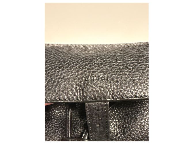 Gucci Tassel-Fransen-Rucksack Schwarz - Ansicht 3