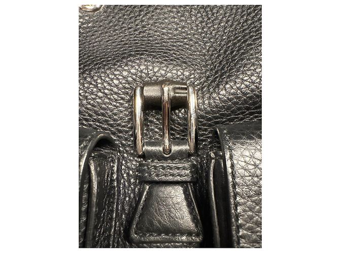 Gucci Tassel-Fransen-Rucksack Schwarz - Ansicht 6