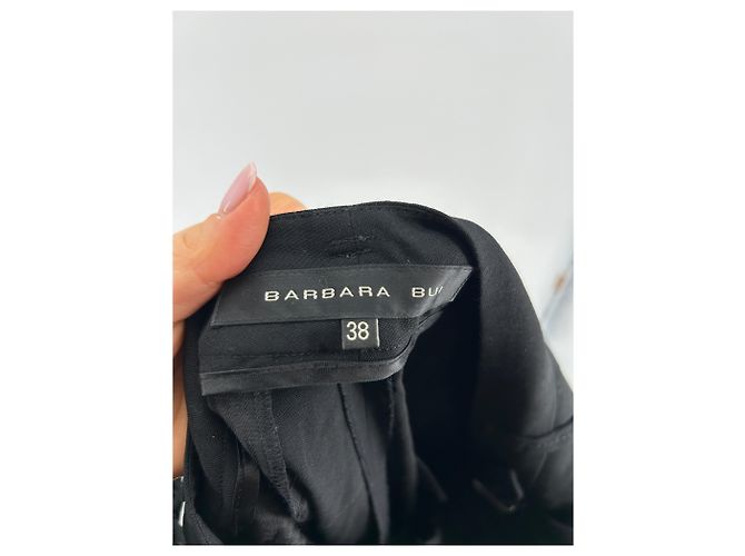 Hose BARBARA BUI T.FR 38 Wolle Schwarz - Ansicht 3