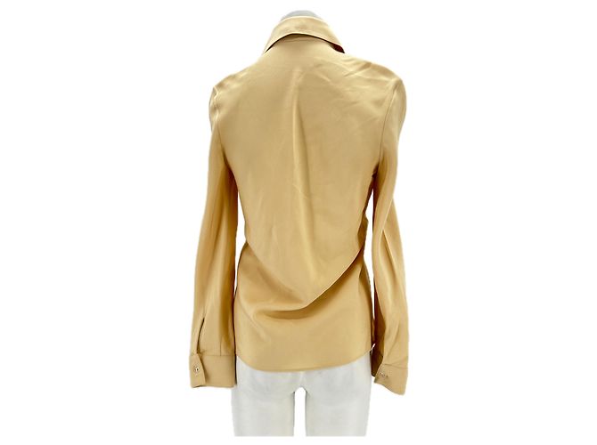 Autre Marque ROSETTA GETTY Tops T.US 4 Viscosa Dorado - vista 2