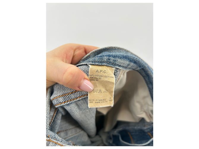 APC Jeans T.US 27 Cotone Blu - vista 4