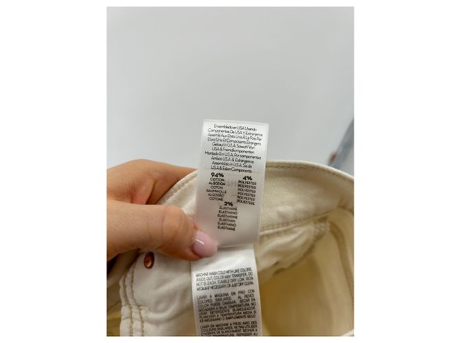 MOTHER Jeans T.US 25 Algodón Blanco - vista 6