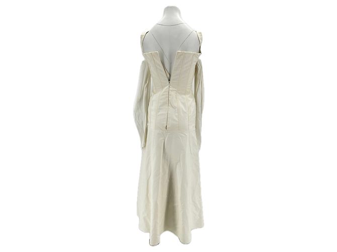 Vestido ELLERY T.FR 40 Algodón Blanco - vista 2