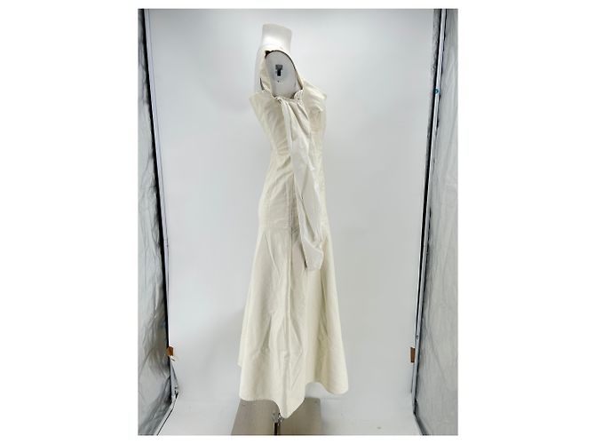 Vestido ELLERY T.FR 40 Algodón Blanco - vista 3