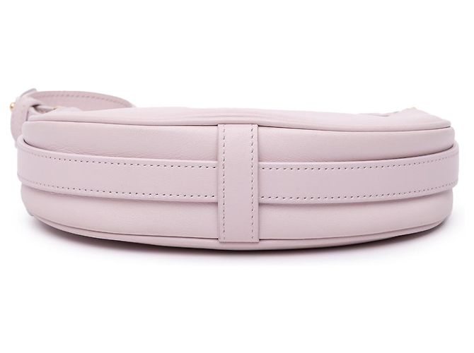 Céline Bolso de Hombro Ava en Cuero de Ternera Liso Mini Rosa Celine - vista 3