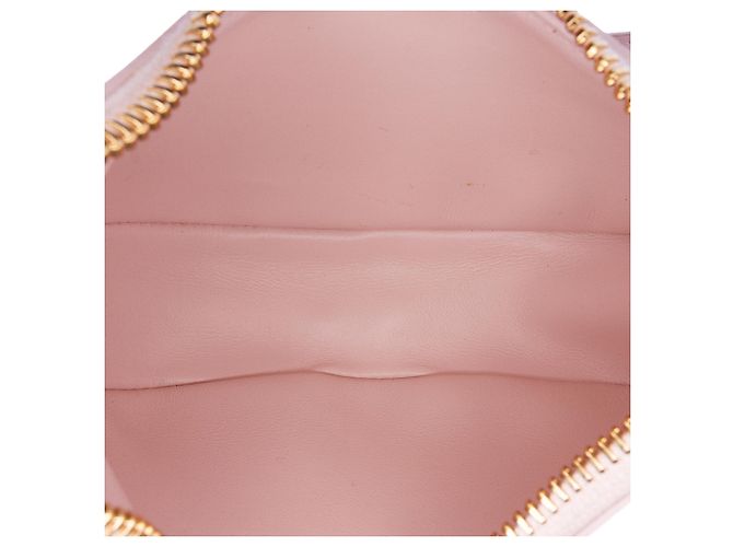 Céline Bolso de Hombro Ava en Cuero de Ternera Liso Mini Rosa Celine - vista 4