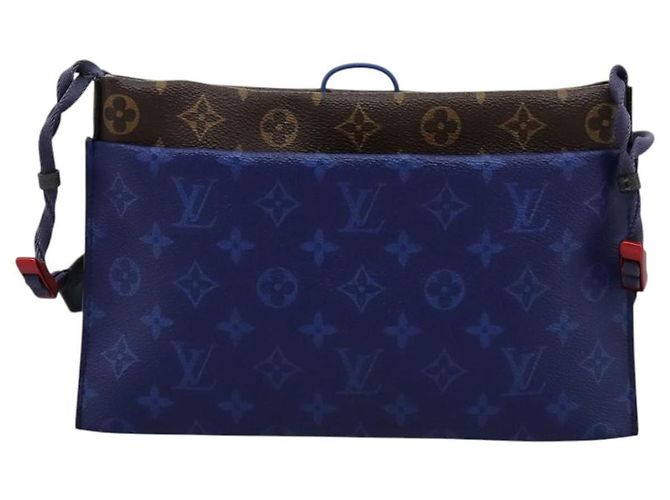 LOUIS VUITTON Umhängetasche Monogram Pacific Split Blau M43854 Auth KD201 - Ansicht 13