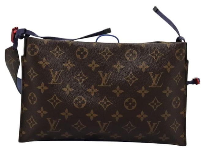 LOUIS VUITTON Umhängetasche Monogram Pacific Split Blau M43854 Auth KD201 - Ansicht 2