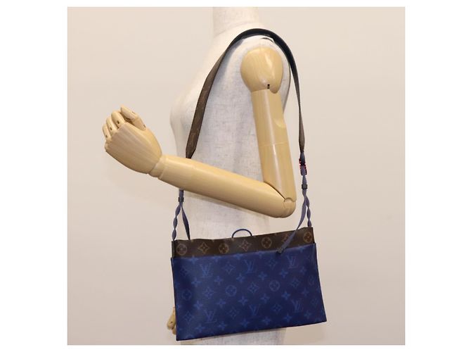 LOUIS VUITTON Umhängetasche Monogram Pacific Split Blau M43854 Auth KD201 - Ansicht 22