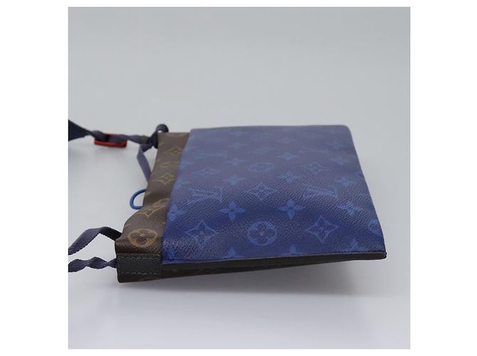 LOUIS VUITTON Umhängetasche Monogram Pacific Split Blau M43854 Auth KD201 - Ansicht 3