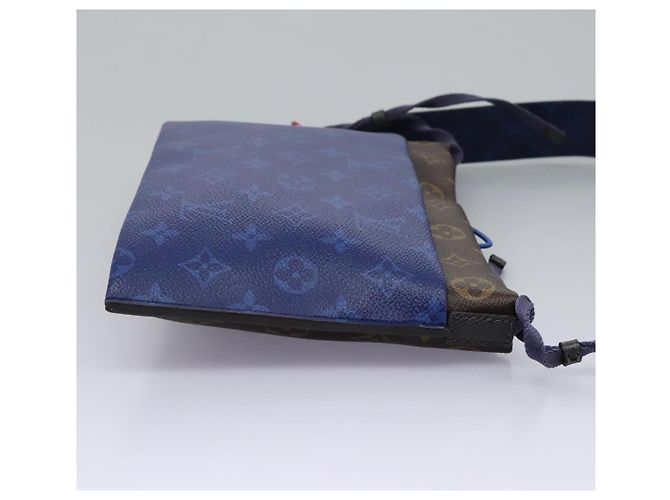 LOUIS VUITTON Umhängetasche Monogram Pacific Split Blau M43854 Auth KD201 - Ansicht 4