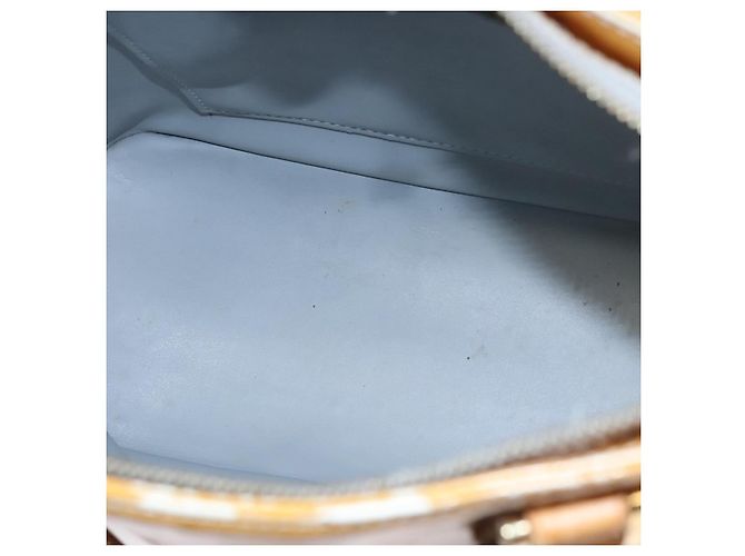 LOUIS VUITTON Monogram Vernis Houston Borsa a Mano Grigia M91053 LV Auth EC632 Grigio - vista 11