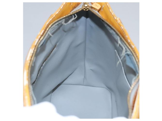 LOUIS VUITTON Monogram Vernis Houston Borsa a Mano Grigia M91053 LV Auth EC632 Grigio - vista 21